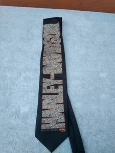 Harley Davidson Ralph Marlin Mens Tie 2003 100th Anniversary Year - Picture 1 of 6
