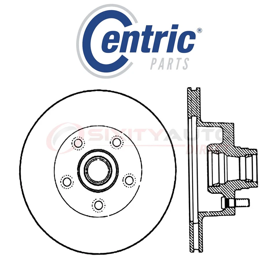 Centric C-TEK Disc Brake Rotor for 1979-1980 AMC AMX 4.2L 5.0L L6 V8 - Kit ld Foto 1 de 4