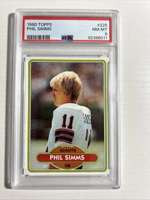 1980 Topps - Phil Simms #225 (RC) - Image 1 of 3