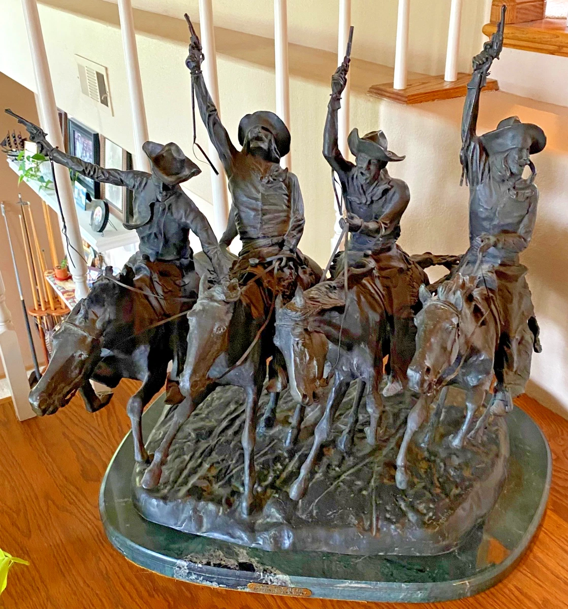 フレデリック・レミントン Frederic Remington 置物 金属製 フレデリック・レミントン Frederic Remington 置物 金属製 治
