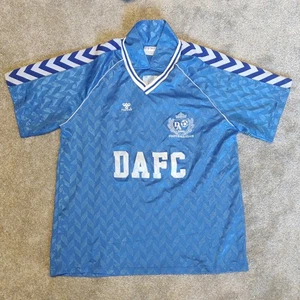 Maglia maglia DUNFERMLINE ATHLETIC Hummel DAFC Football Club blu #4 1988 XL - Foto 1 di 5