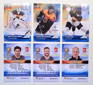 2022 BY Karten Peking Olympia Eishockey Team Deutschland Spielerkarte aussuchen - Bild 1 von 26