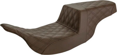 Asiento marrón Saddlemen Step Up para modelos Harley Touring 1997-2007 FLHT FLHTP Foto 1 de 4