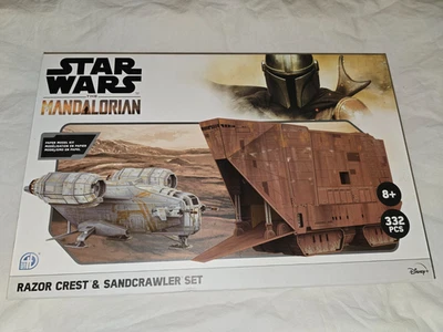 Juego de rompecabezas 3D Star Wars Mandalorian Razor Crest and Sandcrawler nuevo en caja Foto 1 de 4