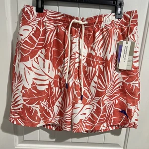 Tommy Bahama Swim Trunks Mesh Lining Pockets Drawstring 6” Inseam Palm Medium - Bild 1 von 13