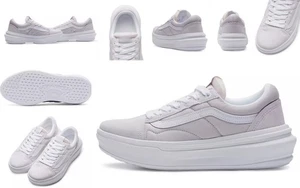 Neu Herren $100 Vans Old Skool Overt ComfyCush hellgrau-weiß Größe 10 - Bild 1 von 9