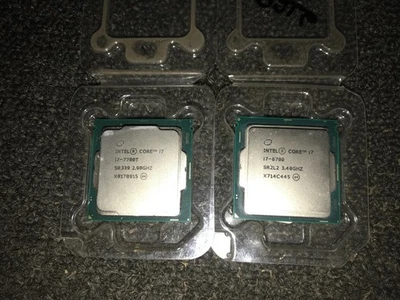 🔥 Lot 2x Intel i7 CPUs – i7 6700 & i7 7700T, High Performance, Tested & Used 🔥 - Image 1 of 4