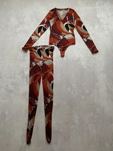 Emilio Pucci Wolford Langarm Body & Leggings Set Damen S - Bild 1 von 21