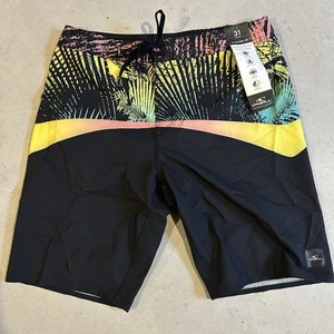 NEW ONeill Board Short Mens 31 Hyperfreak Pro Stretch Surfing Or Swimwear - Picture 1 of 7