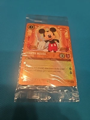 SELLADO Mickey Mouse True Friend Promo 36/P2 Puzzle Brillo Lámina Tarjeta LORCANA Foto 1 de 2