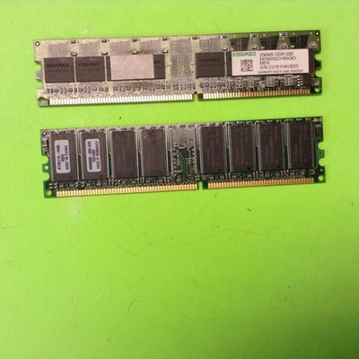 Kingmax MPMB62D-68KX3 KT3K113-INB6 2X 256MB DDR-333 CL2.5 RAM (NON-MATCHING) - Image 1 of 2