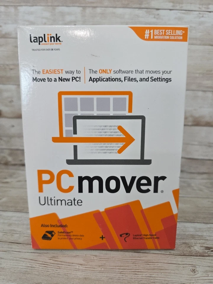 Laplink PC Ultimate for Windows 10 8 7 Vista and XP with High-Speed Cable