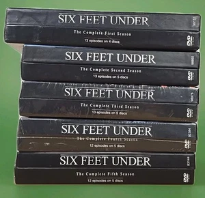 Six Feet Under The Complete Series Box Set Season 1 2 3 4 & 5 Box DVD 24-Disc - Picture 1 of 10