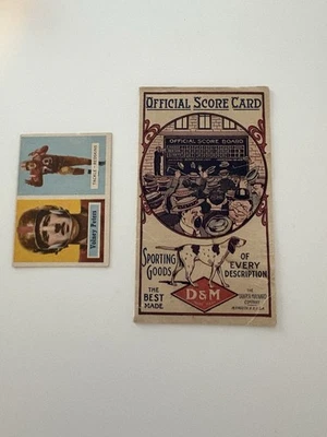 Circa 1912  Draper & Maynard (D & M)  World Series Baseball Scorecard - Image 1 of 3