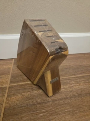 Wusthof 6-Slot Studio Knife Block | Acacia Sealed Unused  - Image 1 of 4