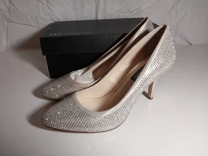 Tacones International Concepts plateados manchados para mujer talla 8M - Imagen 1 de 8