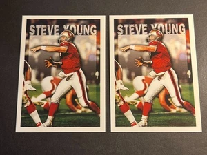 1995 Topps MISSING FOIL & BLANK BACK PROOFS Steve Young 49ers #423 - Picture 1 of 2