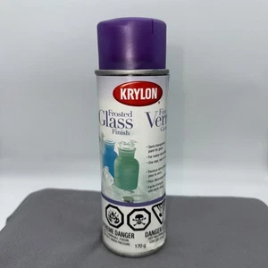 Vintage 2002 KRYLON Frosted Glass Finish Semi Transparent Paint For Glass 170g - Picture 1 of 8
