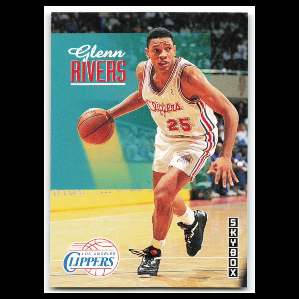Doc Rivers #110 1992 SkyBox Los Angeles Clippers Basketball Card NBA NM - Image 1 of 3