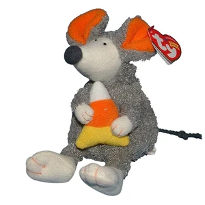 Ty Beanie Baby Ratzo - MWMT (Rat w/ Candy Corn Internet Exclusive 2005) Hallowe - Picture 1 of 1