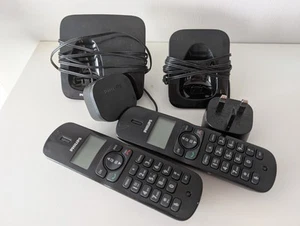 Philips CD170 Duo Słuchawka Zestaw telefoniczny Dom Telefon domowy 2 Słuchawki - Zdjęcie 1 z 1