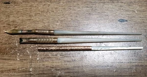 Antik Vintage Lot 3 Perlmutt Griff Dip Stift - Bild 1 von 19