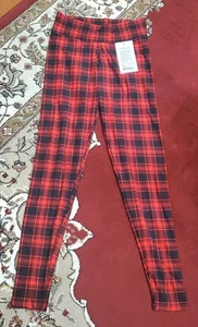 Leggings Park Damen Leggings Rot Schwarz Größe S Neu mit Etikett A-1 - Bild 1 von 1