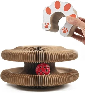 2 Stück Magic Organ Katzenkratzbrett, Kätzchen Kratzunterlage Akkordeon Spielzeug - Bild 1 von 7