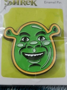 Shrek Movie Character Face Enamel Metal Pin.. New  - Imagen 1 de 4
