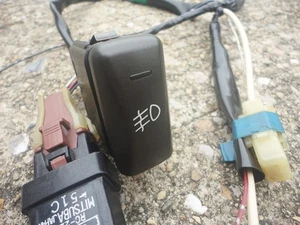 JDM HONDA CIVIC EK3,EK4,EJ9,EK9 (96-99) FOG LIGHT SWITCH & WIRE OEM - Picture 1 of 9