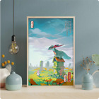 30x45cm Japanese Anime Peripheral Vintage Pokmn Poster Dragapult Wall Art