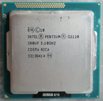 Intel Pentium G2120 3.1 GHz Dual-Core LGA 1155 Processor SR0UF - Image 1 of 2