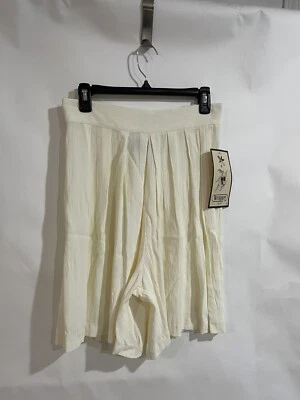 Envoltura Talla L Skort Marfil Cintura Elástica Hecha en EE. UU. Foto 1 de 4