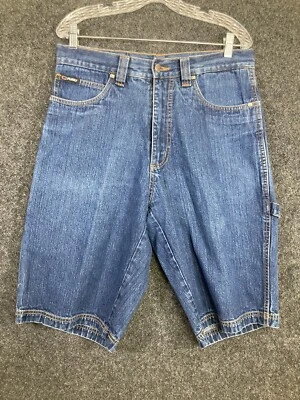 Fubu The Collection Mens Blue Denim Shorts Size 32 - Image 1 of 4