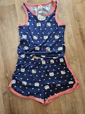 Juego de 2 piezas de ropa de dormir Hellokitty talla M Foto 1 de 4