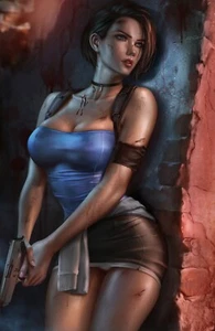 Jill Valentine Resident-Evil Anime Sexy Lady HD Print Canvas Game Poster - Picture 1 of 8