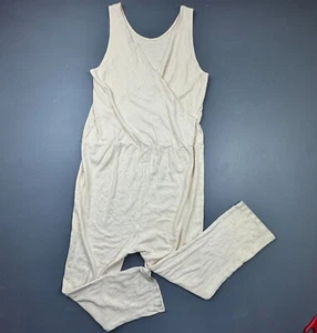 Live Free or Dye Creme Strampler Damen M Ärmellos Stretch Freizeit Overall - Bild 1 von 10