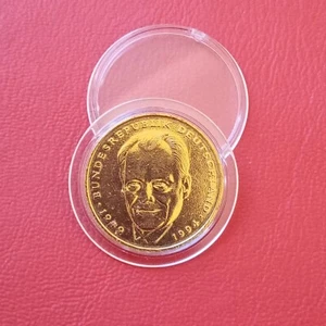 2 Mark Deutschland 1996 D vz / Willy Brandt / Vergoldet / KM#183 - Bild 1 von 2