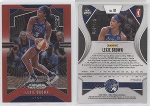 2020 Panini Prizm WNBA Red Prizm /275 Lexie Brown #61
