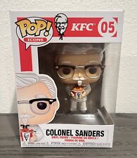 Funko Pop! Icon KFC Colonel Sanders with Bucket of Chicken #05 NIB