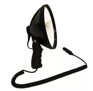 NEW Hand Held Hunting Spotlight 100W Halogen Lightweight 9" - 200m Beam Distance - Picture 1 of 1