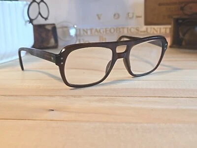 Marco óptico vintage de gafas de aviador con caparazón de tortuga VAM modelo 409 H A.+2,75 Foto 1 de 4