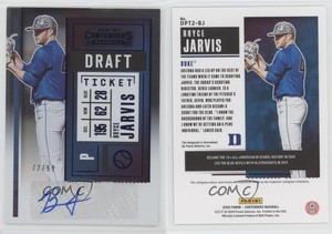2020 Panini Contenders Pick 2 Draft Ticket Blue /99 Bryce Jarvis #DPT2-BJ Auto