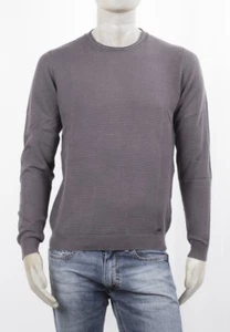 MAGLIA MARKUP GIROCOLLO COTONE CALDO A RILIEVO CON TOPPE GRIGIO VINTAGE - Foto 1 di 5