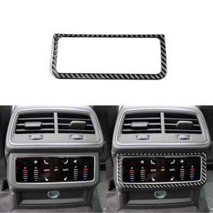 Carbon Fiber Rear Air Condtion Outlet Vent Cover Trim Fit For Audi A6 2019-2022 - Picture 1 of 7