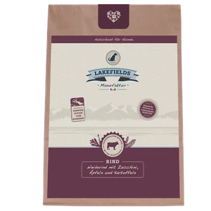 Lakefields Trockenfleisch-Menü Rind für ausgewachsene Hunde, 2.5 kg - Bild 1 von 3