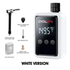 150PSI Portable Pocket Bike Electric Air Pump Schrader Presta Valve MTB MINI - Picture 1 of 8