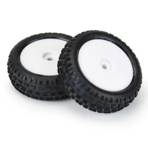 Pro-Line 8298-13 1/18 Wedge Front Carpet Tires Mounted 8mm White Whls (2) Mini-B - Picture 1 of 5