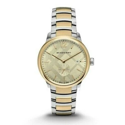 Совершенно новые мужские часы Burberry The Classic BU10011 двухцветная нержавеющая сталь 40 мм - Изображение 1 из 2