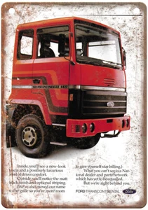 Vintage 1979 Ford Transcontinental P2 Ad Retro Look Metal Sign A8666 - Picture 1 of 2